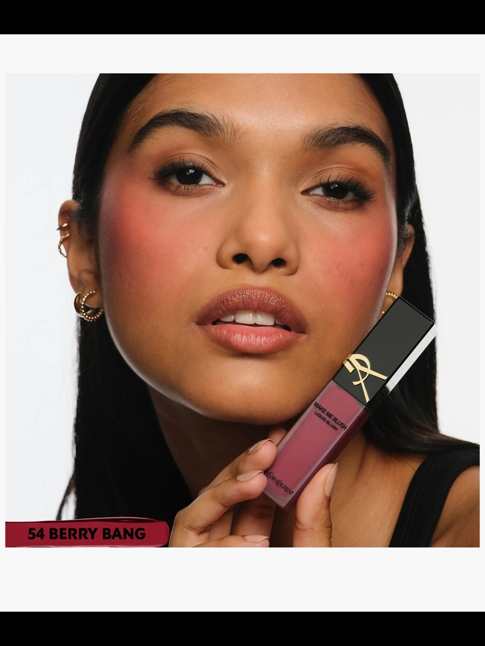 Yves Saint Laurent Make Me Blush Liquid Blush In Shade 54 Berry Bang - Picture 3 of 6